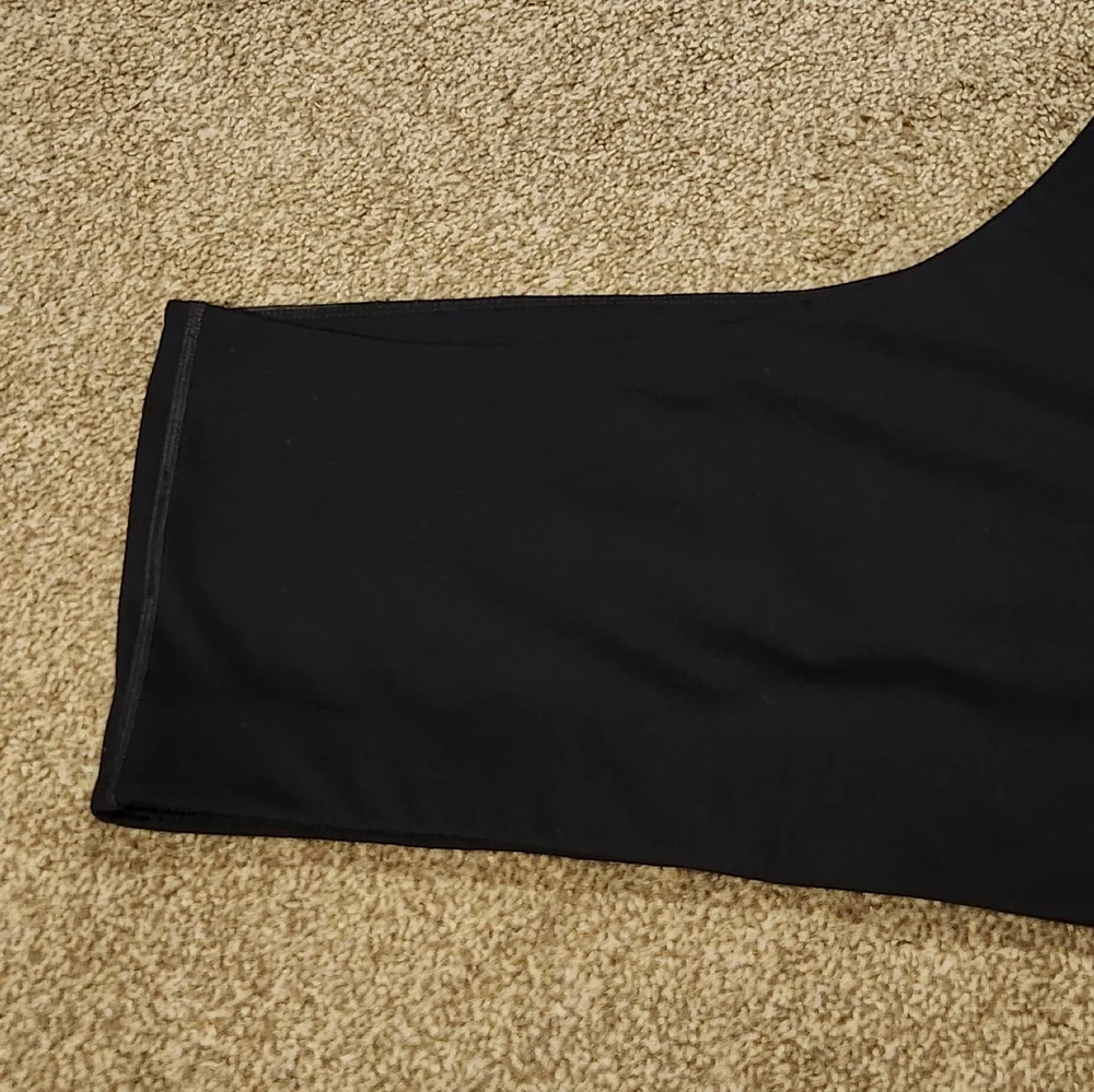 Girlfriend Collective Black Bianca One Shoulder Sports Bra Activewear 3XL - Picture 6 of 10
